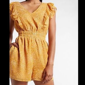 express - yellow romper